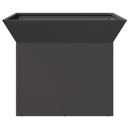 vidaXL Fire Pit Black 50 x 50 x 40 cm Steel