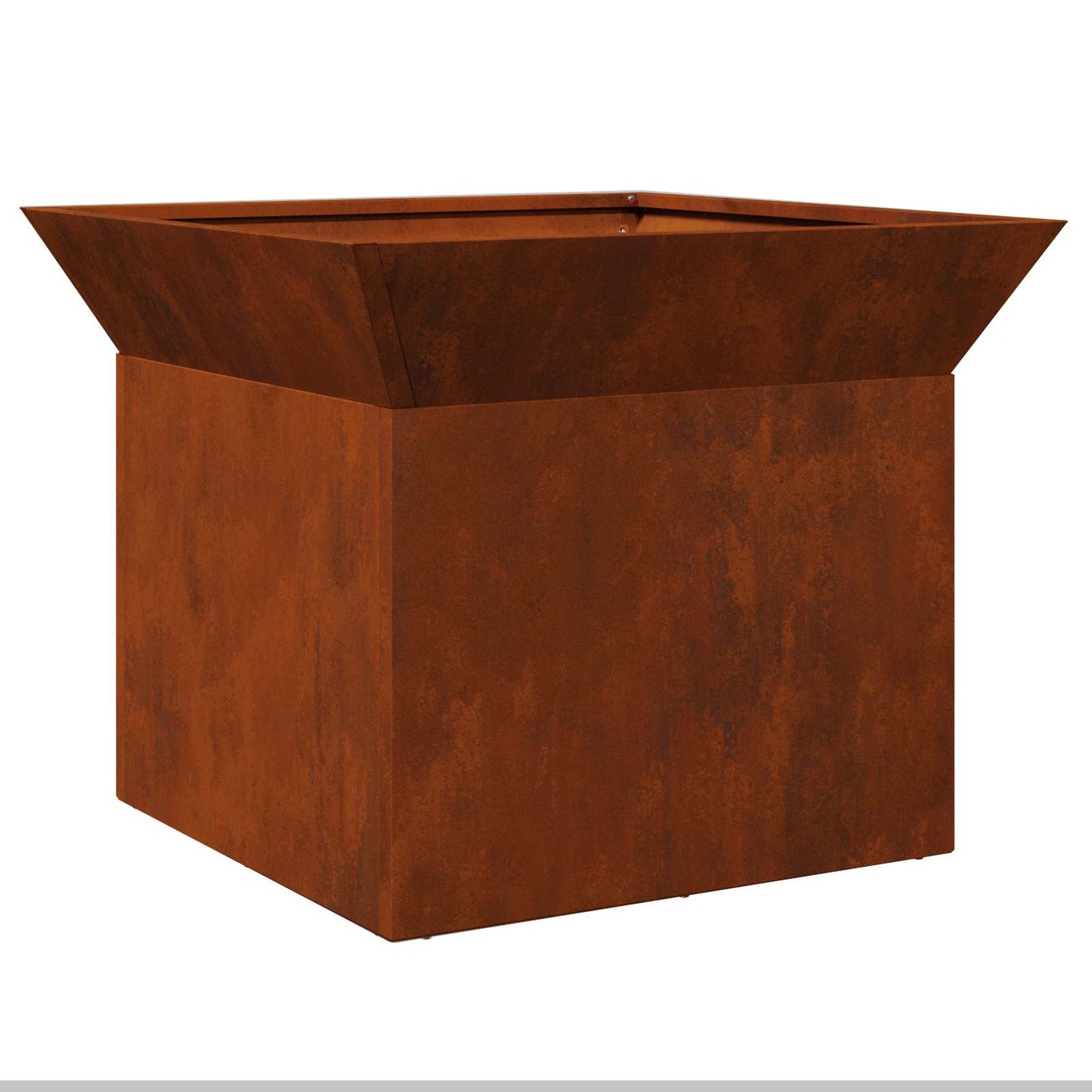 vidaXL Fire Pit Rusty 50 x 50 x 40 cm Weathering steel