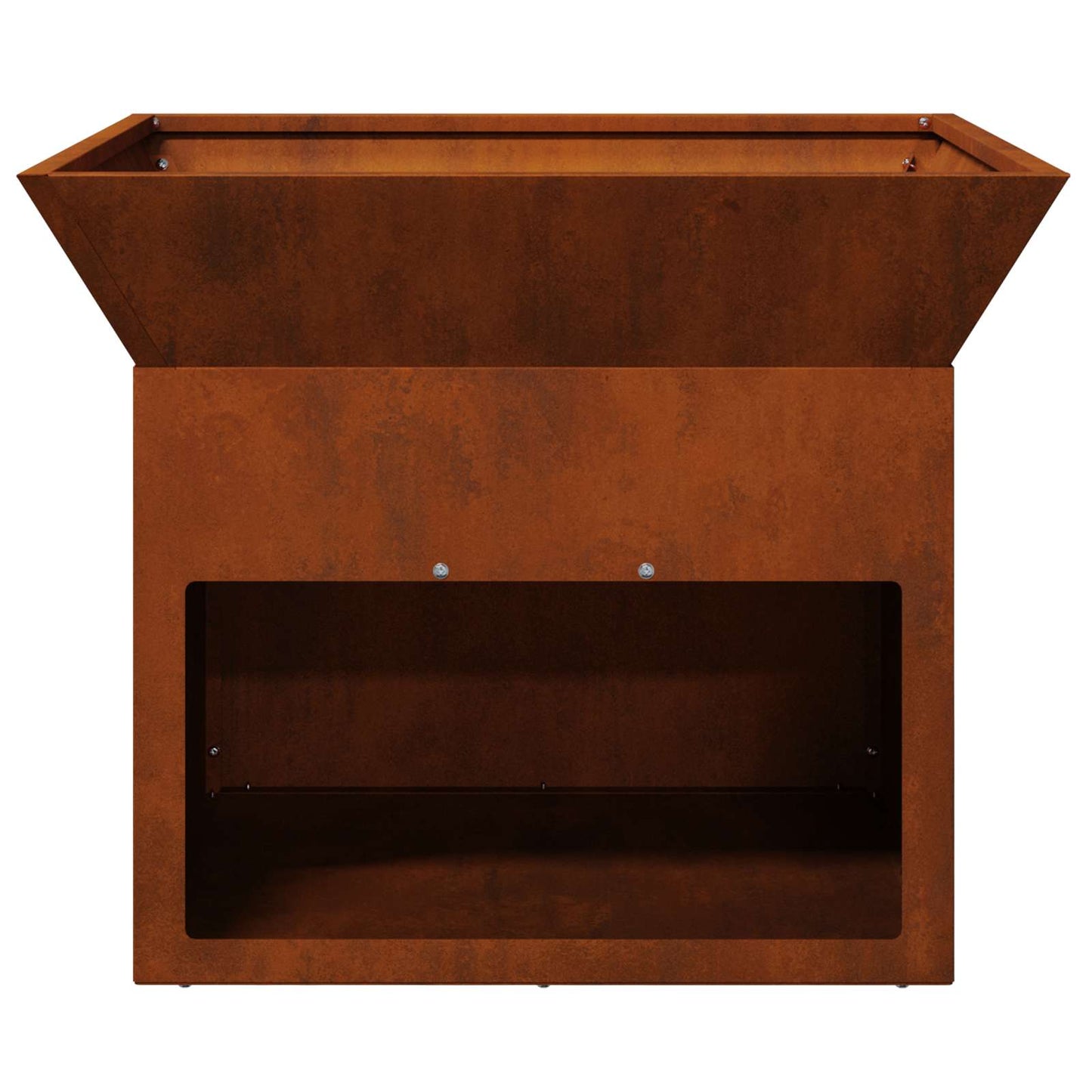 vidaXL Fire Pit Rusty 50 x 50 x 40 cm Weathering steel
