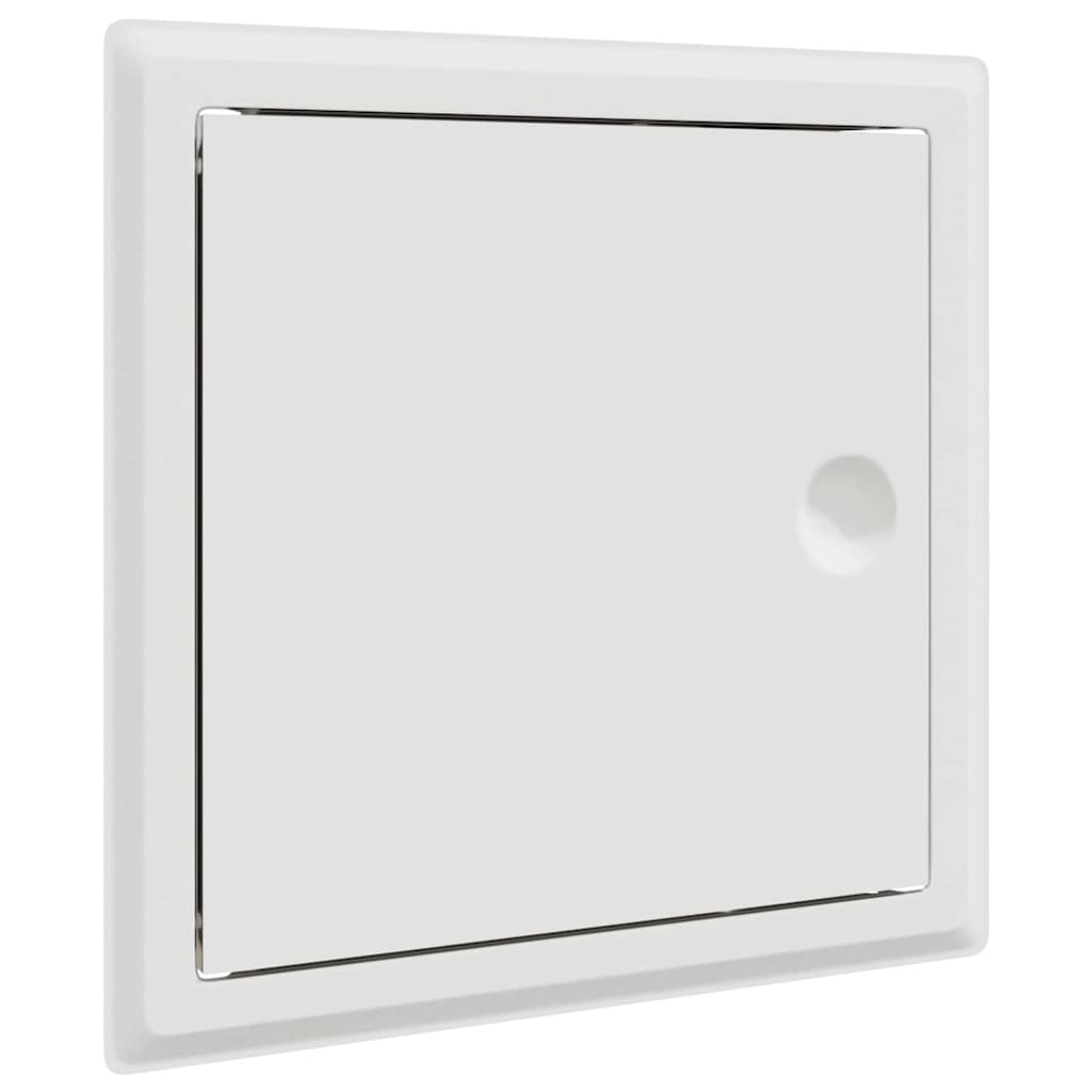 vidaXL Access Panel 2 pcs White 23 x 23 x 3 cm Steel