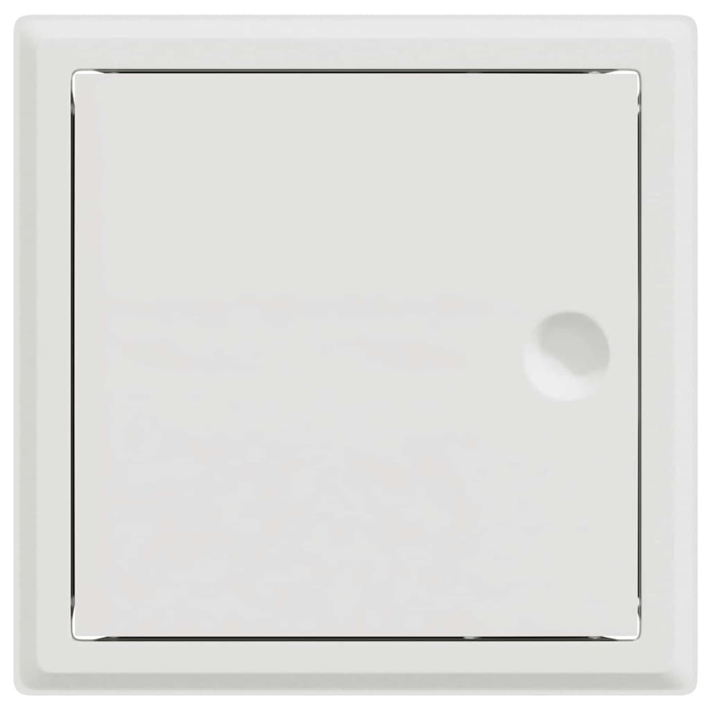 vidaXL Access Panel 2 pcs White 23 x 23 x 3 cm Steel