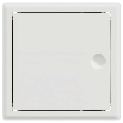 vidaXL Access Panel 2 pcs White 23 x 23 x 3 cm Steel