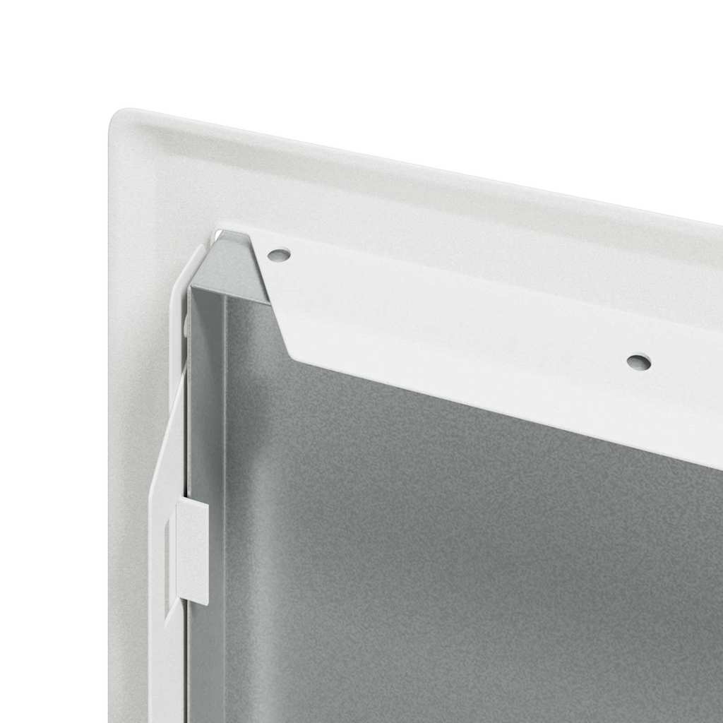 vidaXL Access Panel White 33.5 x 23 x 3 cm Steel