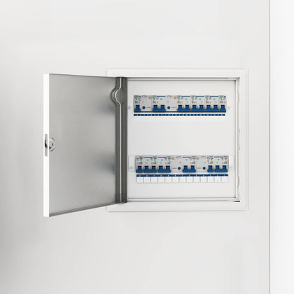 vidaXL Access Panel White 33 x 33 x 3 cm Steel
