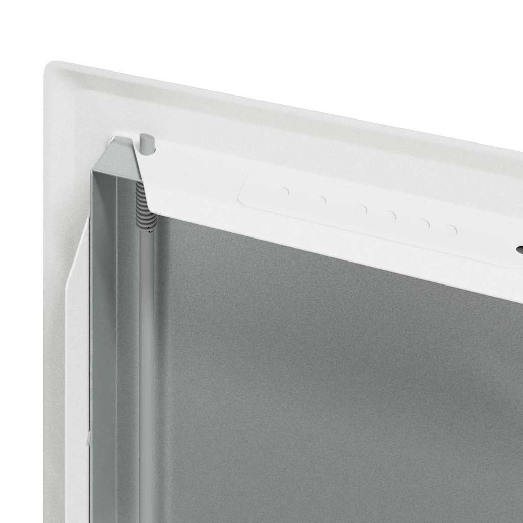vidaXL Access Panel White 43 x 43 x 3 cm Steel