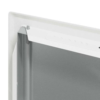 vidaXL Access Panel White 43 x 43 x 3 cm Steel