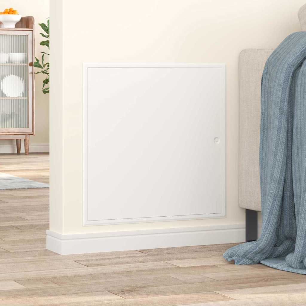 vidaXL Access Panel White 63 x 63 x 3 cm Steel