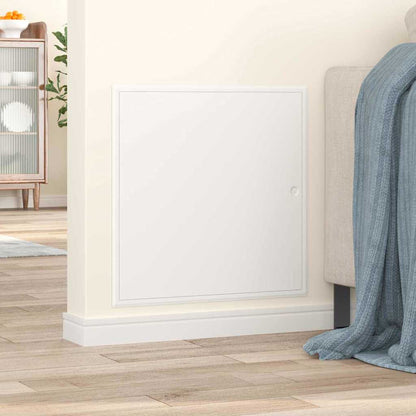 vidaXL Access Panel White 63 x 63 x 3 cm Steel