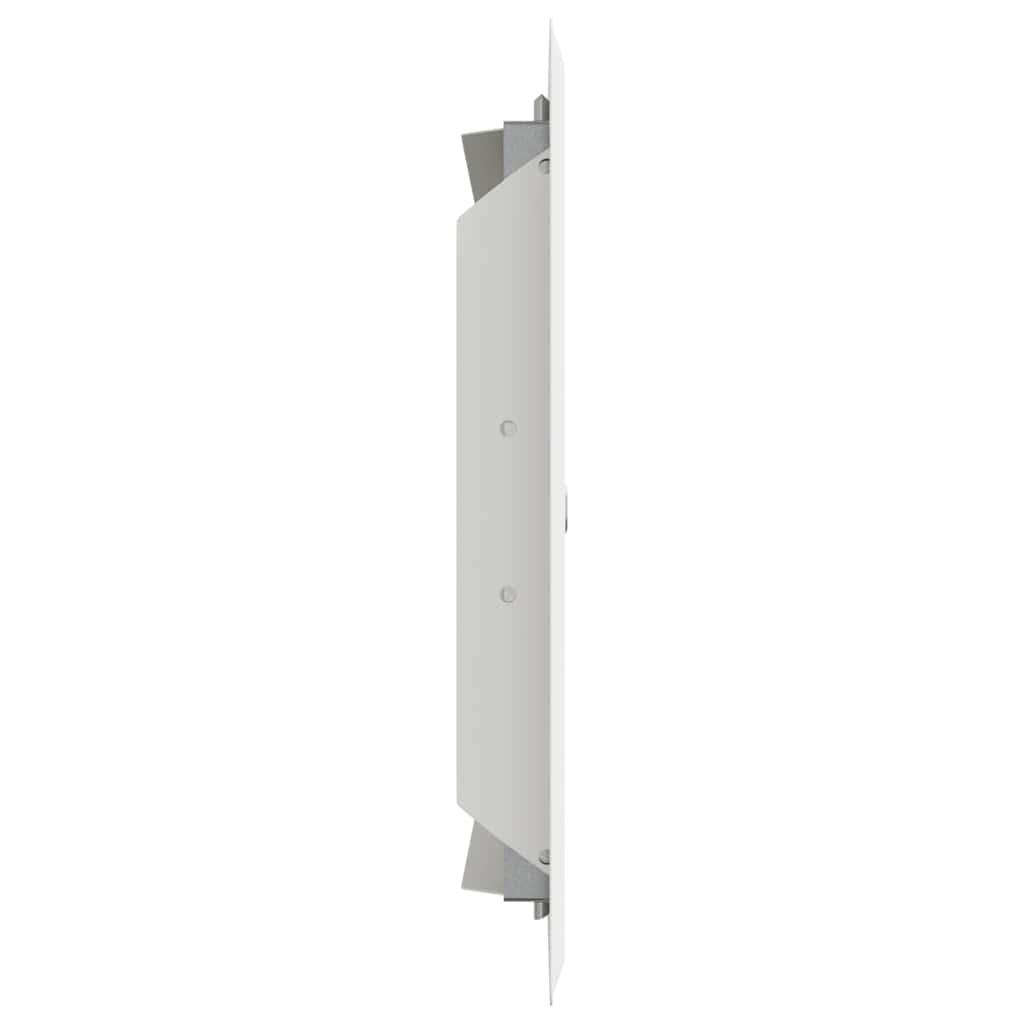 vidaXL Access Panel 2 pcs White 23 x 23 x 3 cm Steel