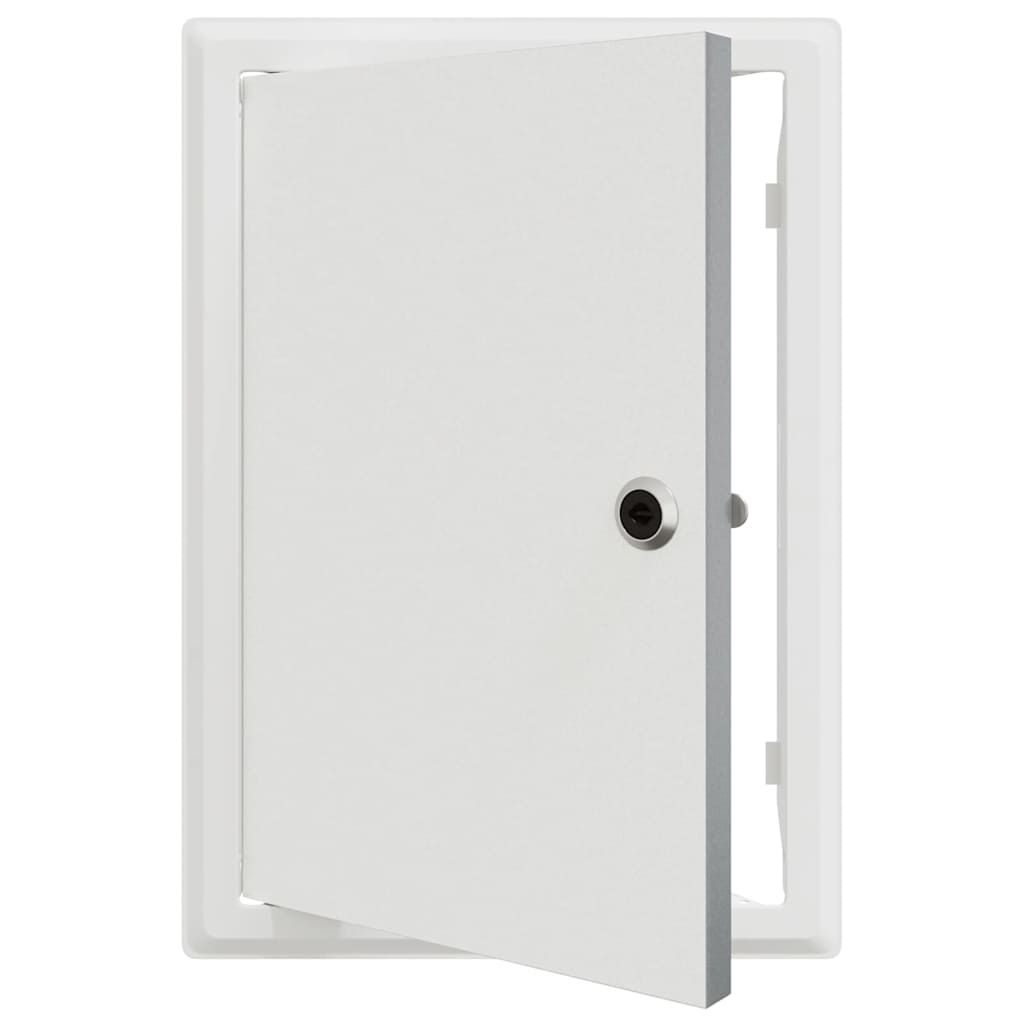 vidaXL Access Panel White 33 x 23 x 3 cm Steel