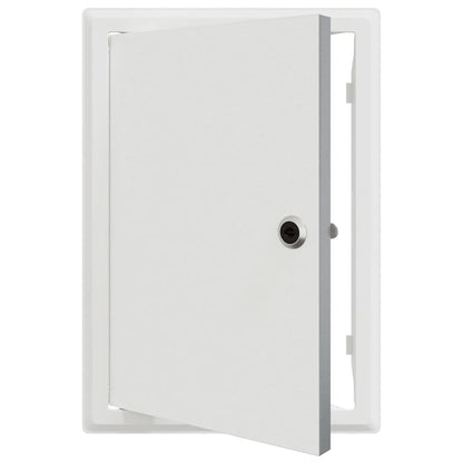vidaXL Access Panel White 33 x 23 x 3 cm Steel