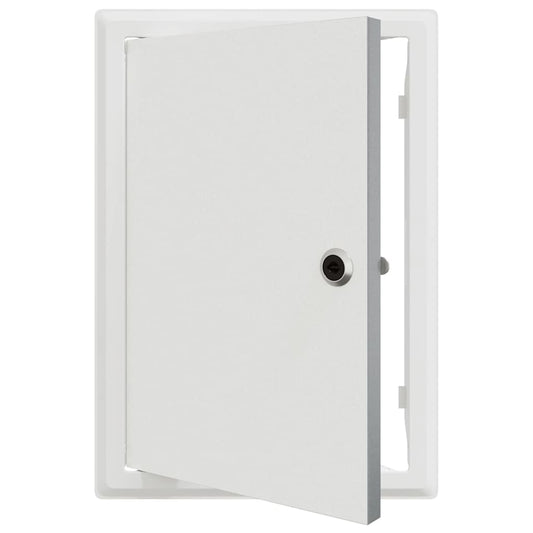 vidaXL Access Panel White 33 x 23 x 3 cm Steel