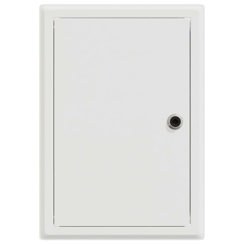 vidaXL Access Panel White 33 x 23 x 3 cm Steel