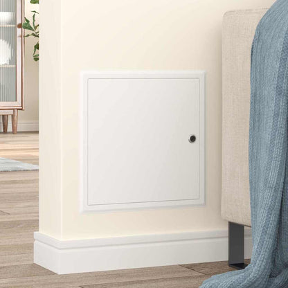 vidaXL Access Panel White 33 x 33 x 3 cm Steel