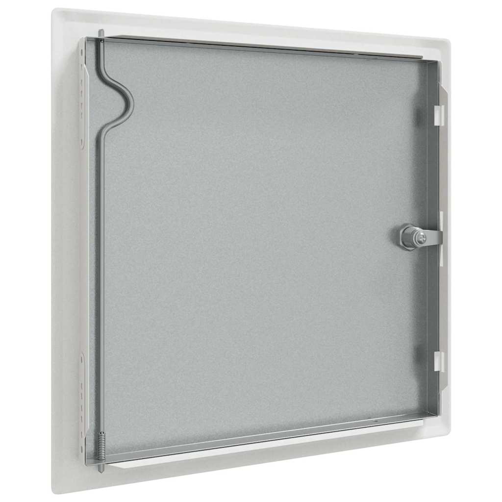 vidaXL Access Panel White 33 x 33 x 3 cm Steel