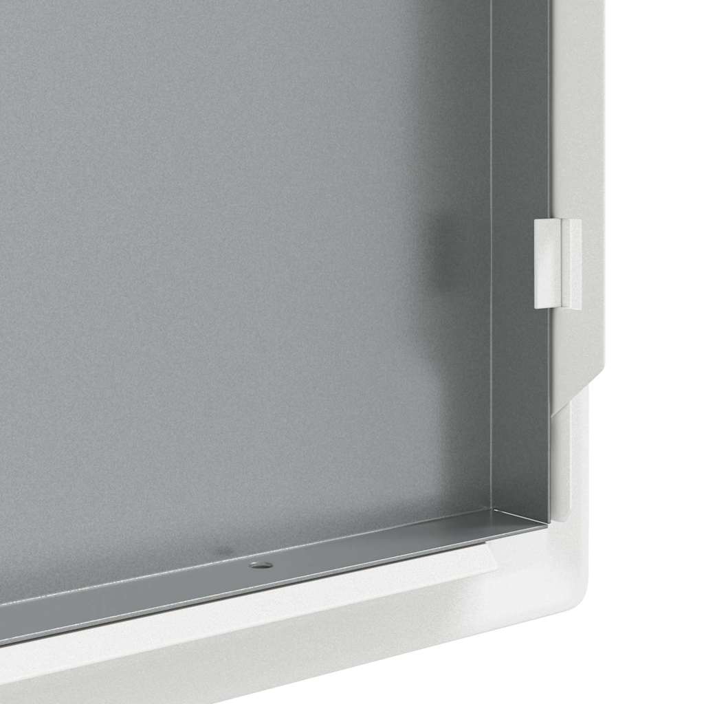 vidaXL Access Panel White 43 x 33 x 3 cm Steel