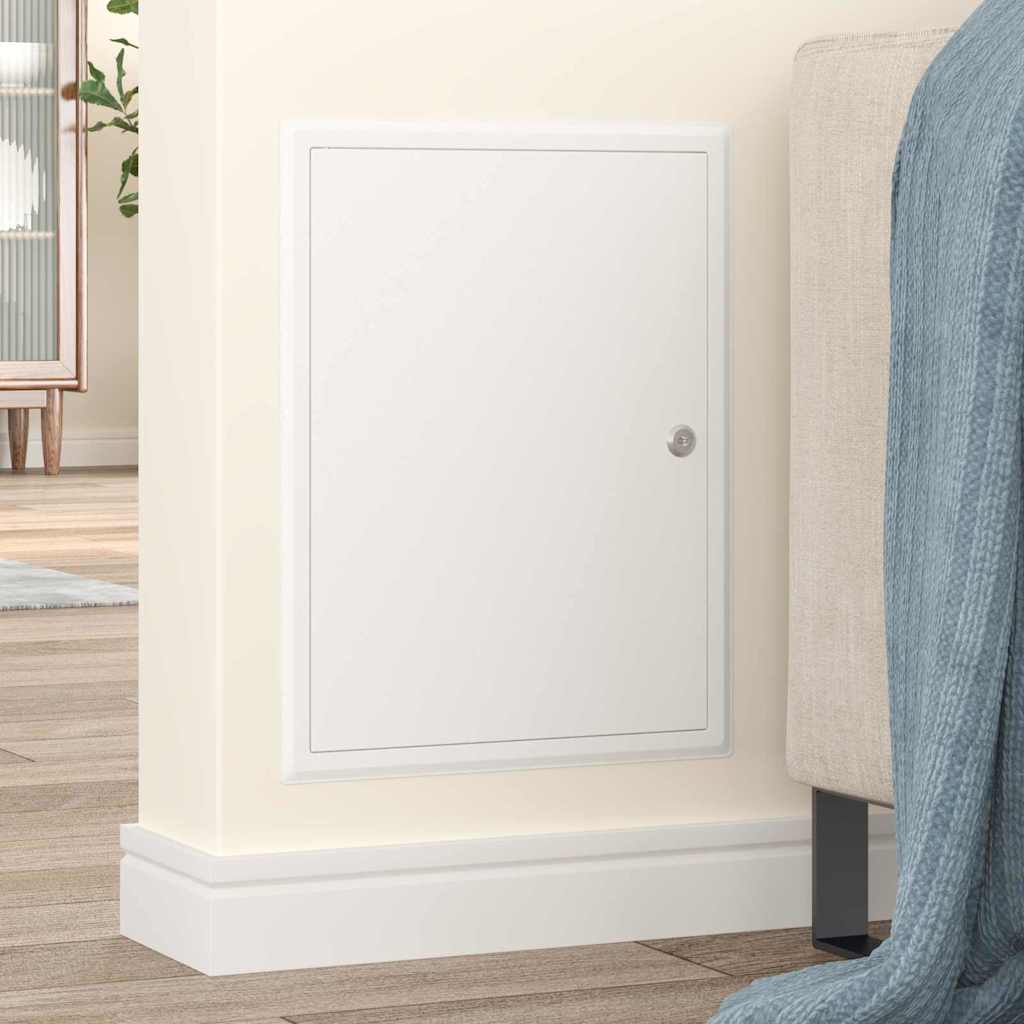 vidaXL Access Panel White 43 x 33 x 3 cm Steel