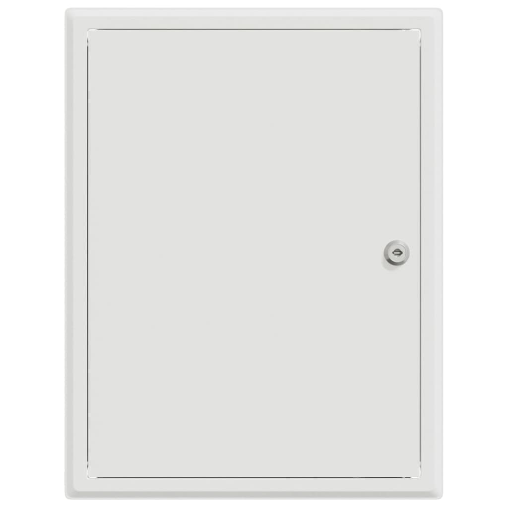 vidaXL Access Panel White 43 x 33 x 3 cm Steel
