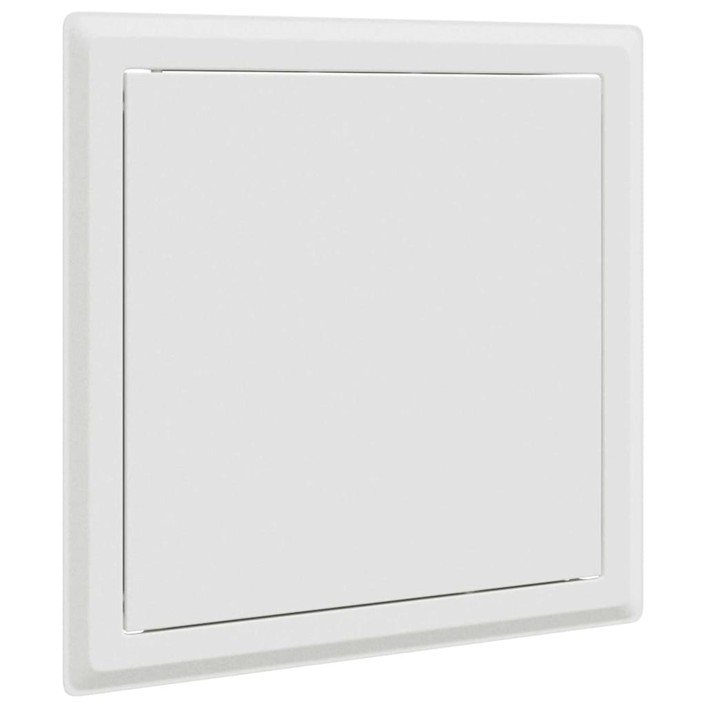 vidaXL Access Panel 2 pcs White 23 x 23 x 3 cm Steel