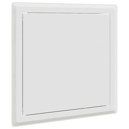 vidaXL Access Panel 2 pcs White 23 x 23 x 3 cm Steel