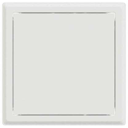vidaXL Access Panel 2 pcs White 23 x 23 x 3 cm Steel