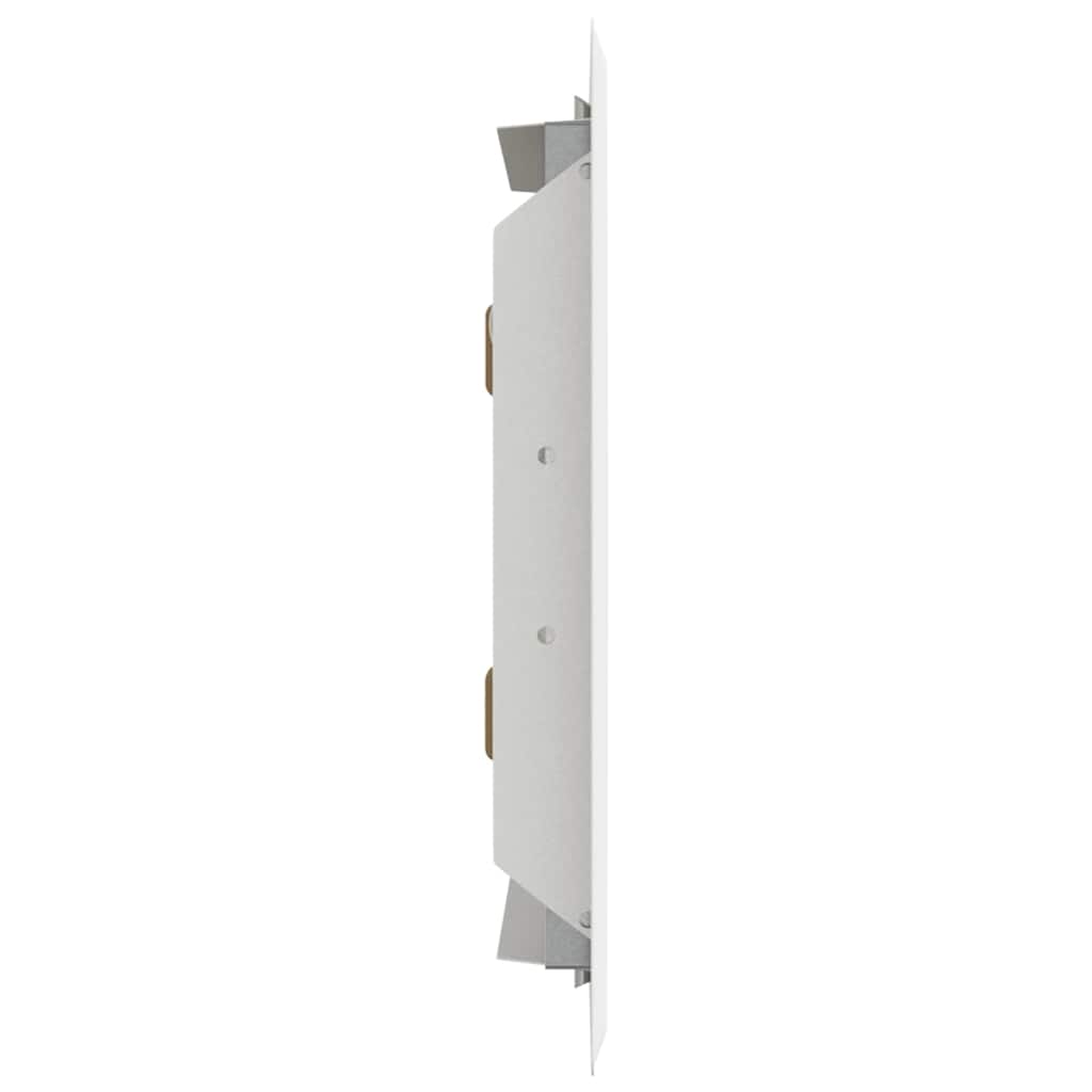 vidaXL Access Panel 2 pcs White 23 x 23 x 3 cm Steel