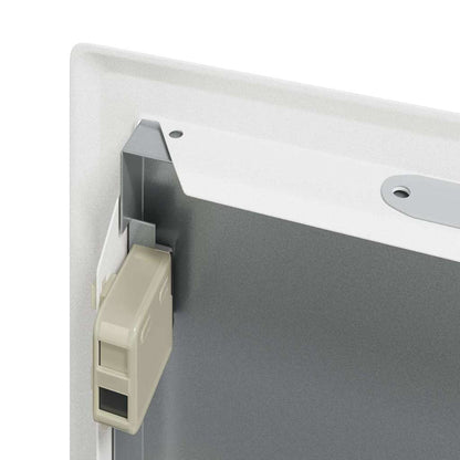 vidaXL Access Panel White 33 x 23 x 3 cm Steel