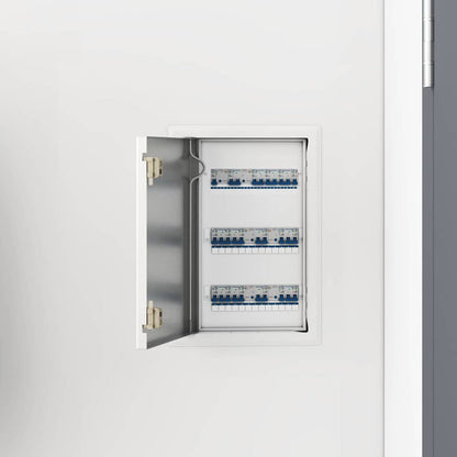 vidaXL Access Panel White 33 x 23 x 3 cm Steel