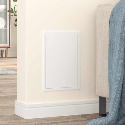 vidaXL Access Panel White 33 x 23 x 3 cm Steel