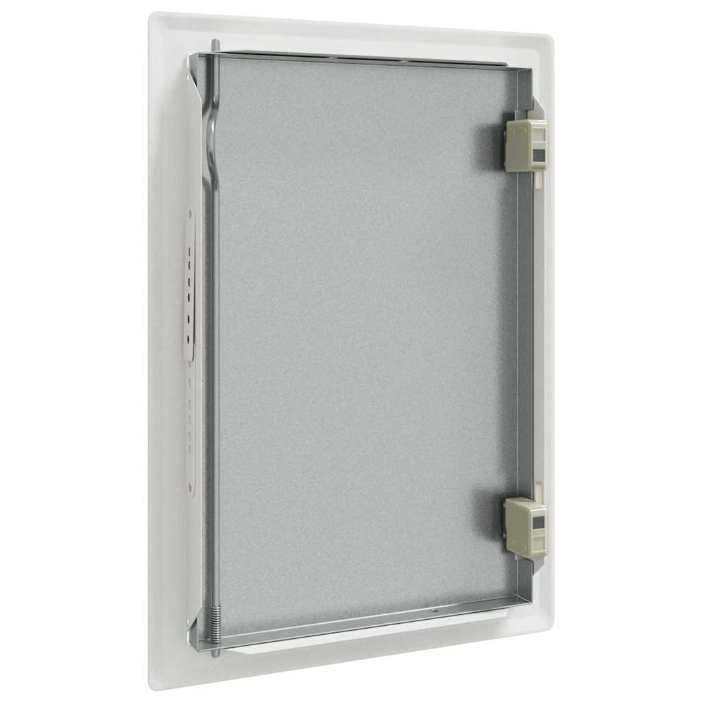 vidaXL Access Panel White 33 x 23 x 3 cm Steel