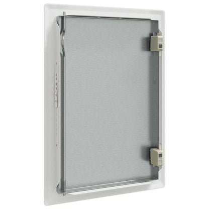 vidaXL Access Panel White 33 x 23 x 3 cm Steel