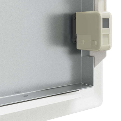 vidaXL Access Panel White 33.5 x 33.5 x 3 cm Steel