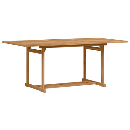 vidaXL Garden Dining Set 7 pcs Brown Solid Teak Wood