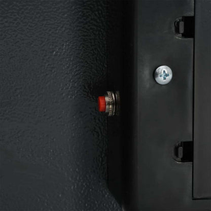 vidaXL Digital Safe with Lock Dark grey 40 x 35 x 60 cm Steel