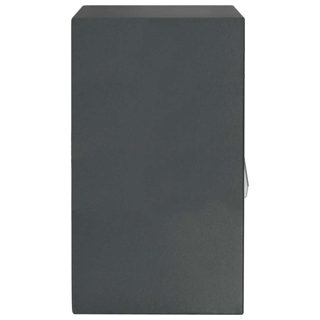 vidaXL Digital Safe with Lock Dark grey 40 x 35 x 60 cm Steel