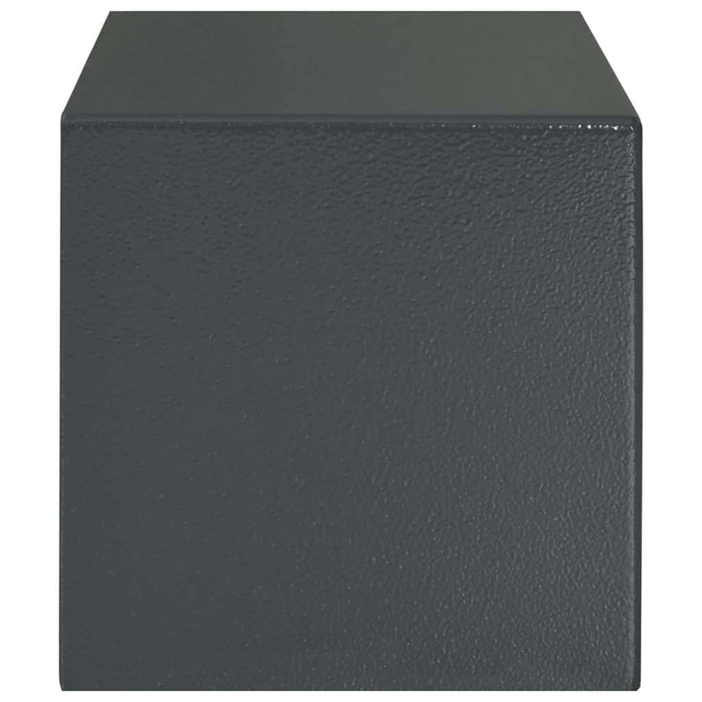 vidaXL Digital Safe with Lock Dark grey 31 x 20 x 20 cm Steel