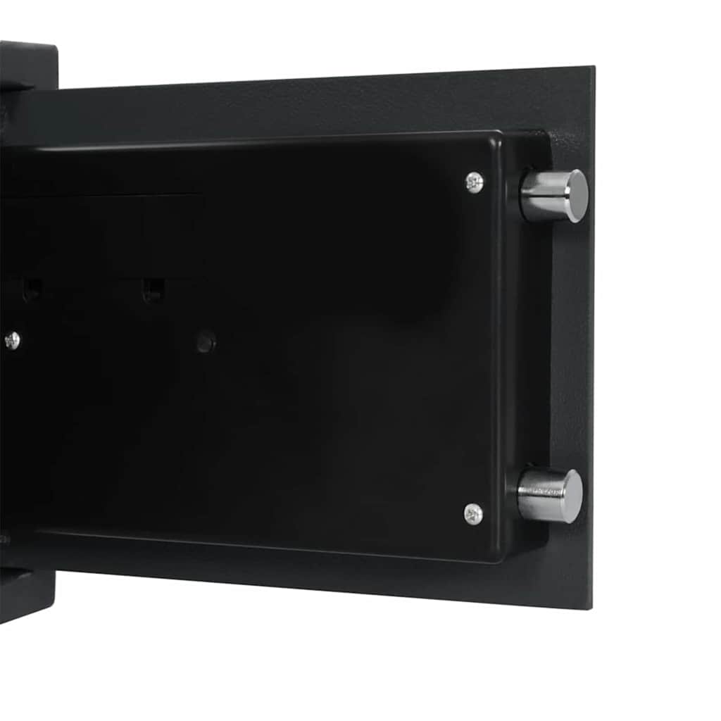 vidaXL Digital Safe with Lock Dark grey 35 x 25 x 25 cm Steel