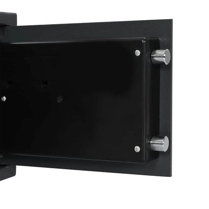 vidaXL Digital Safe with Lock Dark grey 35 x 25 x 25 cm Steel