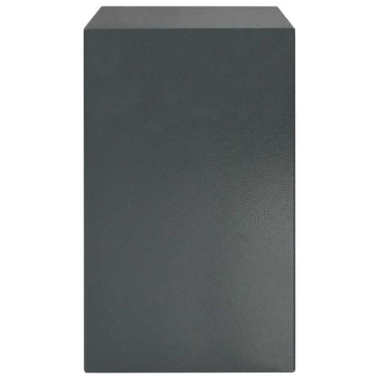 vidaXL Digital Safe with Lock Dark grey 35 x 31 x 50 cm Steel