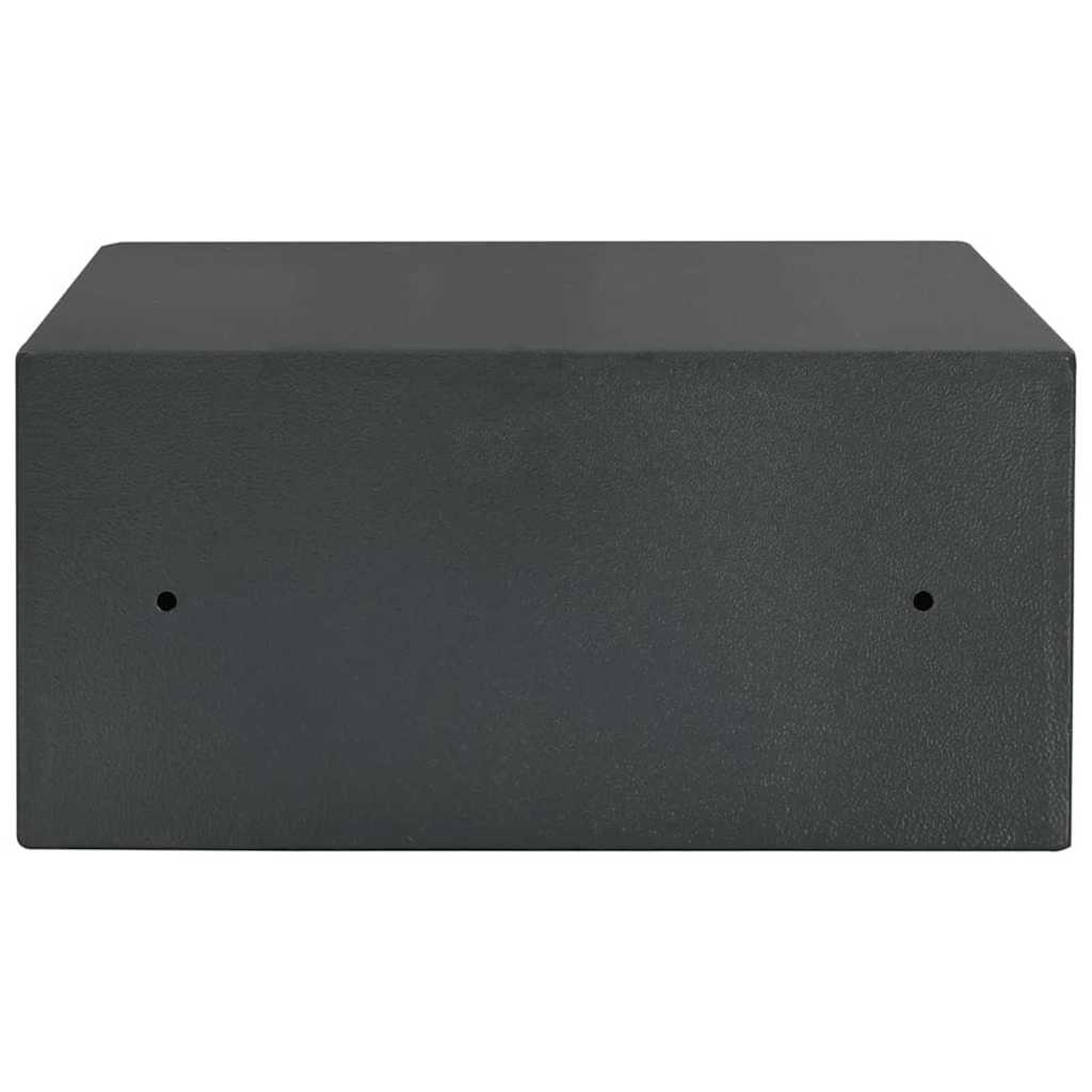 vidaXL Digital Safe with Lock Dark grey 42 x 37 x 20 cm Steel