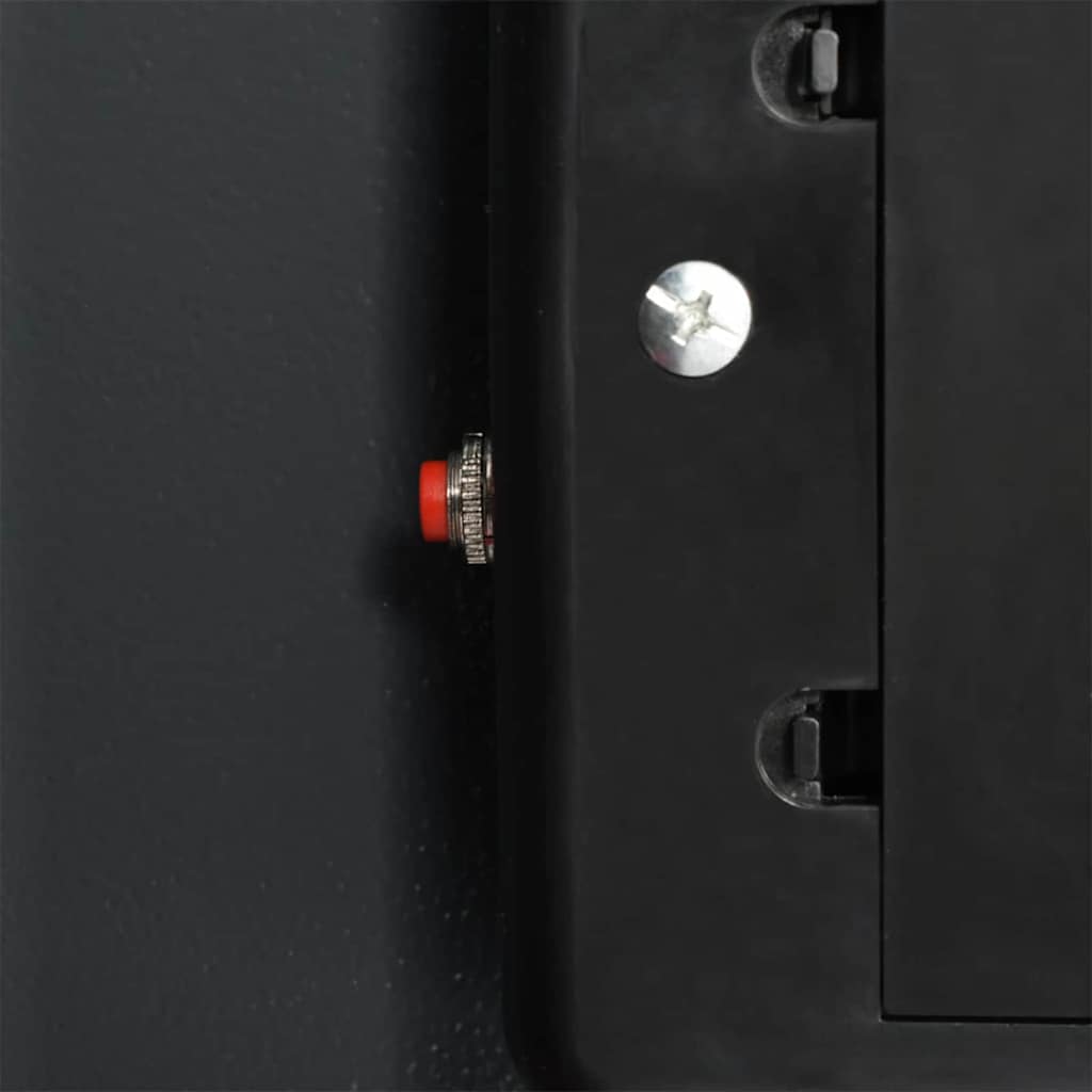 vidaXL Digital Safe with Lock Dark grey 35 x 31 x 80 cm Steel
