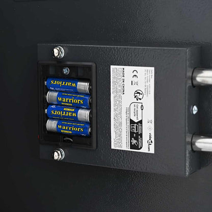 vidaXL Digital Safe with Lock Dark grey 30 x 10 x 36.5 cm Steel