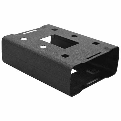 vidaXL Car Safe with Lock Black 22 x 16 x 7 cm Steel