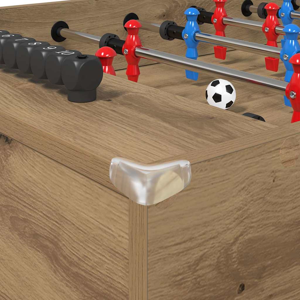 vidaXL Foosball Table Artisan Oak 125 x 60.5 x 80 cm Engineered Wood