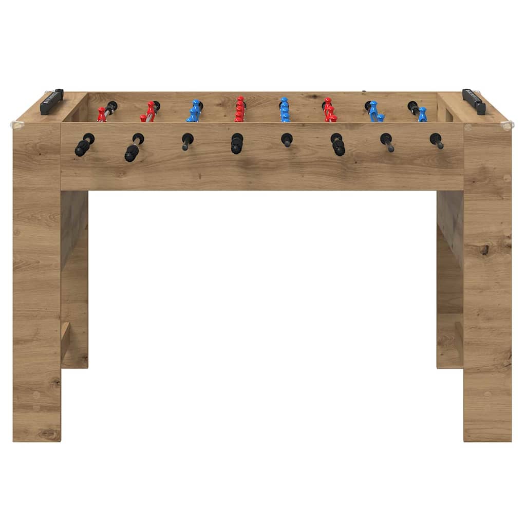 vidaXL Foosball Table Artisan Oak 125 x 60.5 x 80 cm Engineered Wood