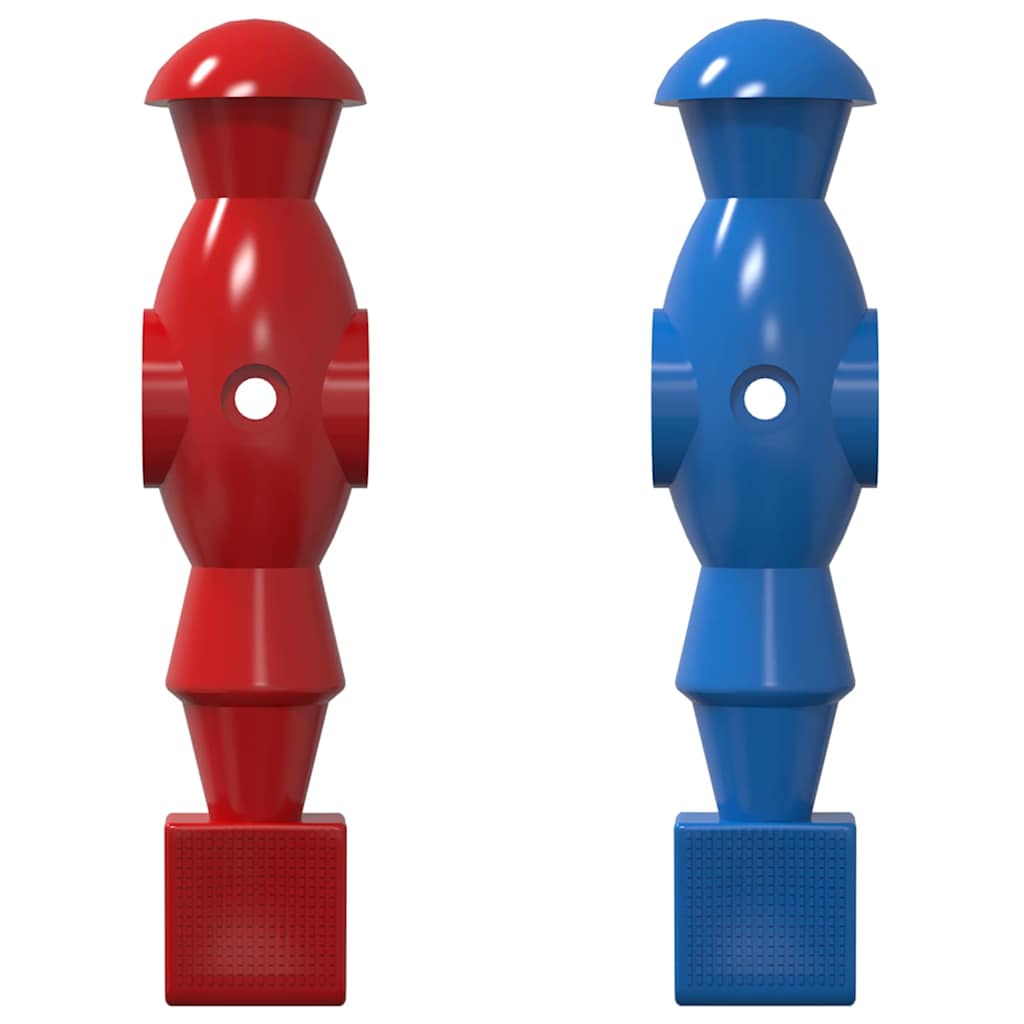 vidaXL Foosball Table Players 22 pcs Blue and Red 2.4 x 2.1 x 9.7 cm