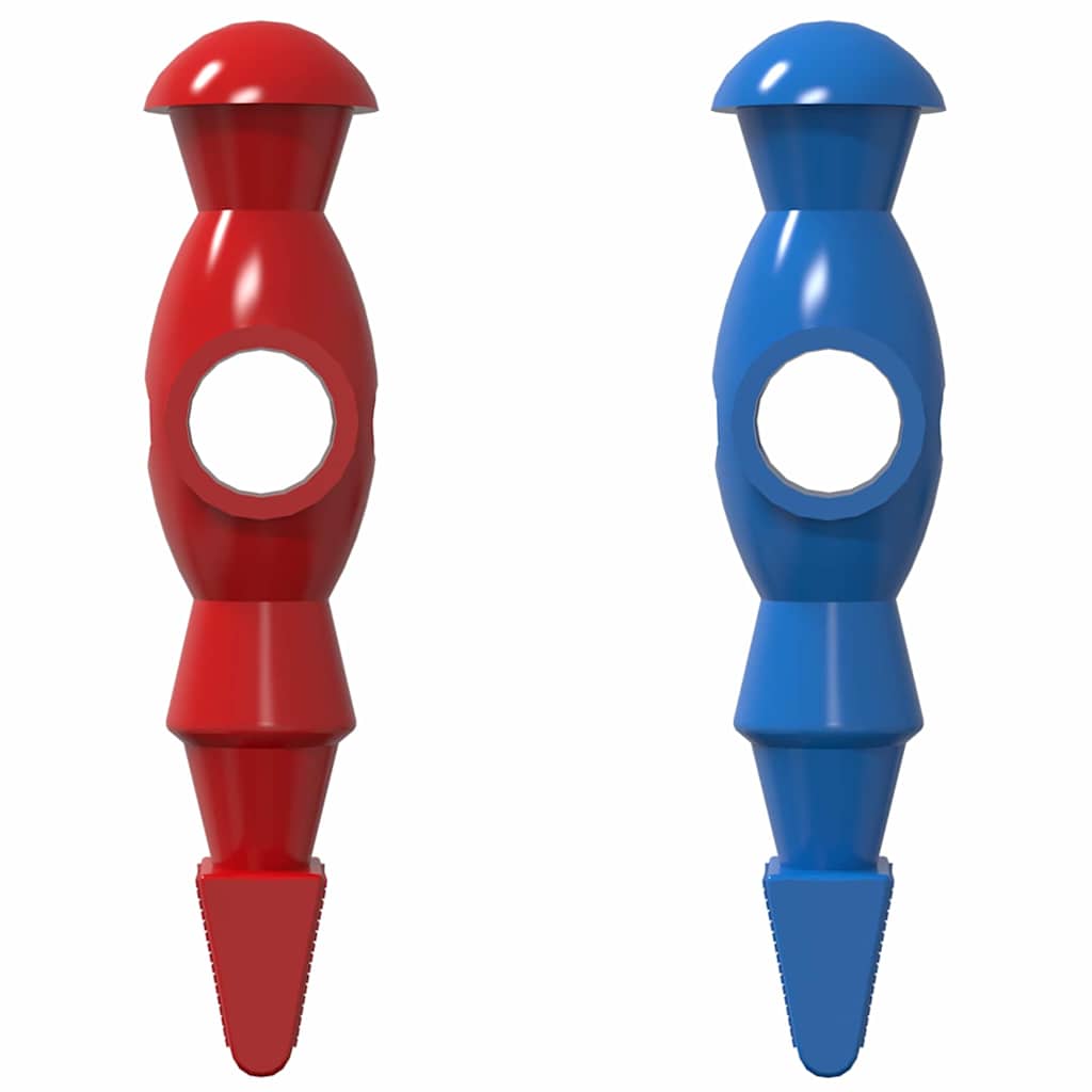 vidaXL Foosball Table Players 22 pcs Blue and Red 2.4 x 2.1 x 9.7 cm