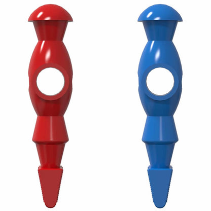 vidaXL Foosball Table Players 22 pcs Blue and Red 2.4 x 2.1 x 9.7 cm
