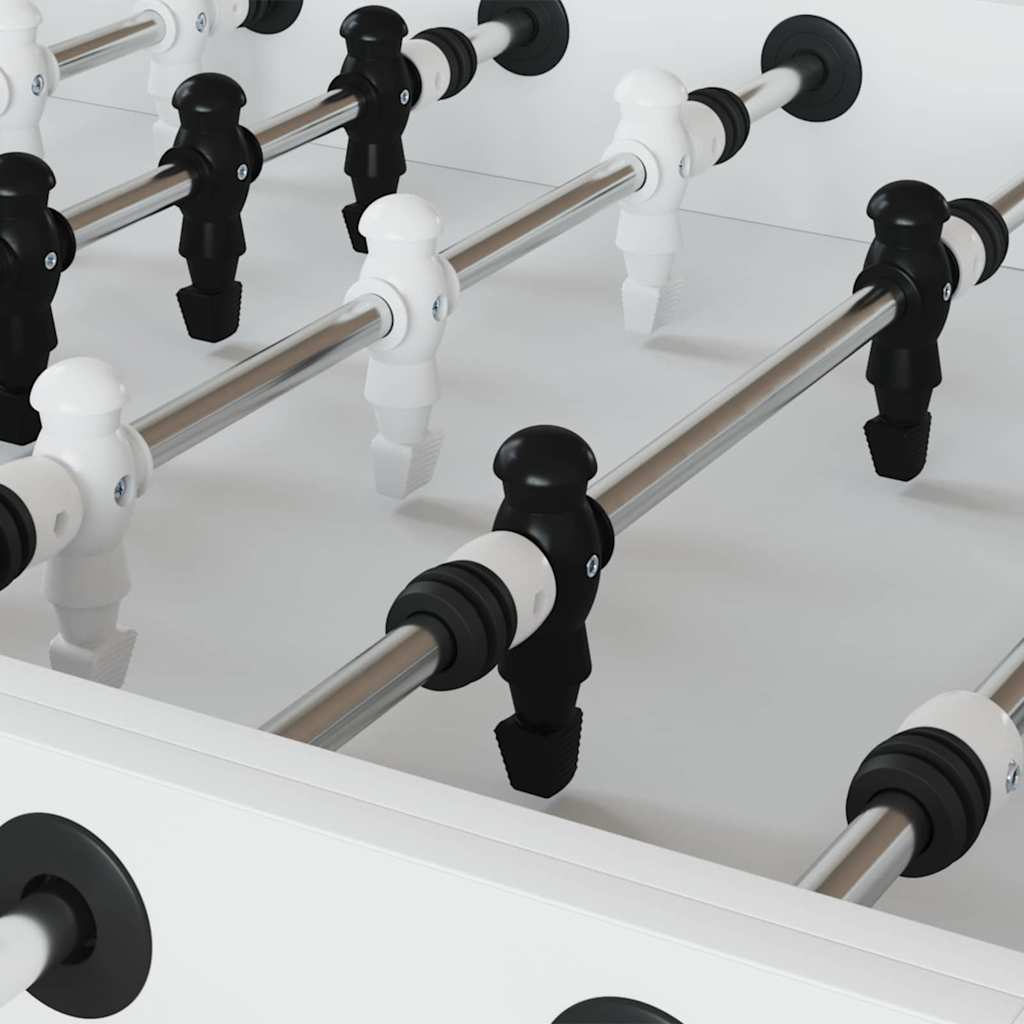 vidaXL Foosball Table Players 24 pcs Black and White HIPS