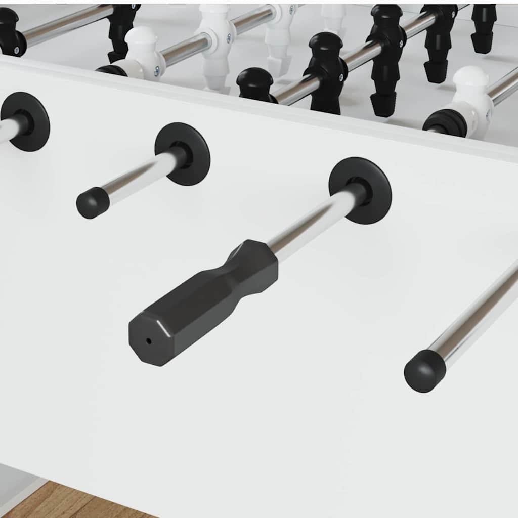 vidaXL Foosball Table Handles 10 pcs Black 3.1 x 3.1 x 17.8 cm PP